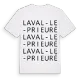 Laval-le-Prieuré ordlek t-shirt