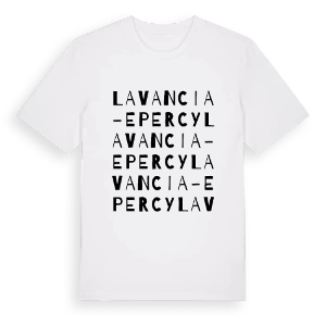 Lavancia-Epercy ordlek t-shirt – ekologisk bomull t-shirt från Pinshirt
