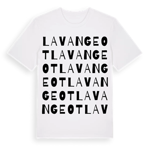 Lavangeot ordlek t-shirt – ekologisk bomull t-shirt från Pinshirt