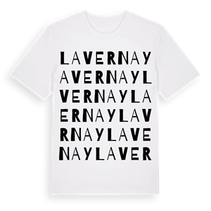 Lavernay ordlek t-shirt – ekologisk bomull t-shirt från Pinshirt