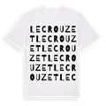 Le Crouzet ordlek t-shirt