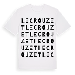 Le Crouzet ordlek t-shirt – ekologisk bomull t-shirt från Pinshirt