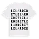Le Larderet ordlek t-shirt