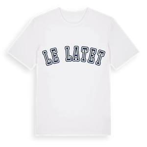 Le Latet college t-shirt – ekologisk bomull t-shirt från Pinshirt