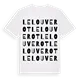 Le Louverot ordlek t-shirt