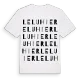 Le Luhier ordlek t-shirt