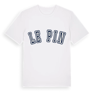 Le Pin college t-shirt – ekologisk bomull t-shirt från Pinshirt