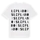 Le Planois ordlek t-shirt