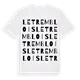 Le Tremblois ordlek t-shirt