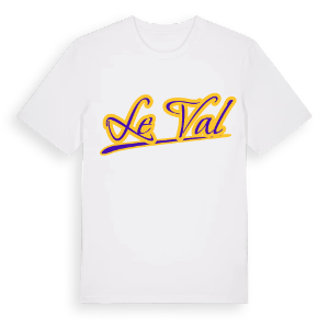 Le Val baseball t-shirt – ekologisk bomull t-shirt från Pinshirt