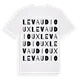 Le Vaudioux ordlek t-shirt