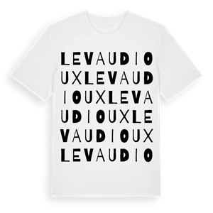 Le Vaudioux ordlek t-shirt – ekologisk bomull t-shirt från Pinshirt