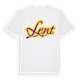 Lent baseball t-shirt