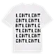 Lent ordlek t-shirt
