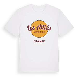 Les Alliés cirkel t-shirt – ekologisk bomull t-shirt från Pinshirt