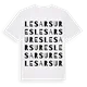 Les Arsures ordlek t-shirt