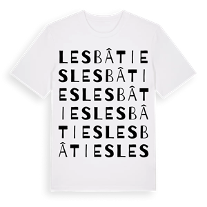 Les Bâties ordlek t-shirt – ekologisk bomull t-shirt från Pinshirt