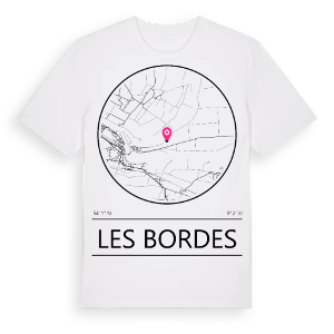Les Bordes t-shirt – ekologisk bomull t-shirt från Pinshirt