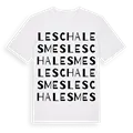 Les Chalesmes ordlek t-shirt