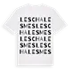 Les Chalesmes ordlek t-shirt