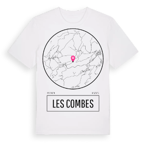 Les Combes t-shirt – ekologisk bomull t-shirt från Pinshirt