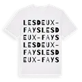 Les Deux-Fays ordlek t-shirt