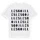 Les Goulles ordlek t-shirt