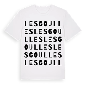 Les Goulles ordlek t-shirt – ekologisk bomull t-shirt från Pinshirt