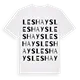 Les Hays ordlek t-shirt