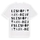 Les Hôpitaux-Neufs ordlek t-shirt
