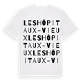 Les Hôpitaux-Vieux ordlek t-shirt