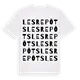Les Repôts ordlek t-shirt