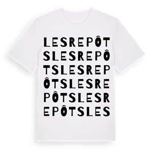 Les Repôts ordlek t-shirt – ekologisk bomull t-shirt från Pinshirt