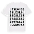 Les Rousses ordlek t-shirt