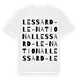 Lessard-le-National ordlek t-shirt