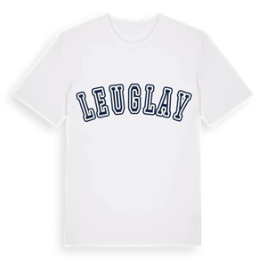 Leuglay college t-shirt – ekologisk bomull t-shirt från Pinshirt