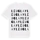Leuglay ordlek t-shirt