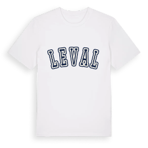 Leval college t-shirt – ekologisk bomull t-shirt från Pinshirt