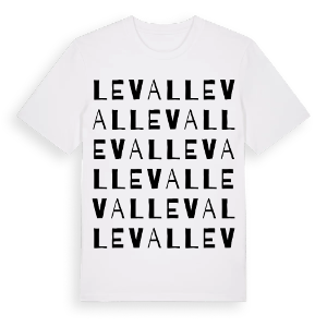 Leval ordlek t-shirt – ekologisk bomull t-shirt från Pinshirt