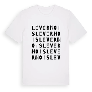 Levernois ordlek t-shirt – ekologisk bomull t-shirt från Pinshirt