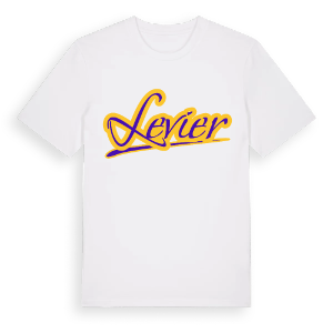 Levier baseball t-shirt – ekologisk bomull t-shirt från Pinshirt