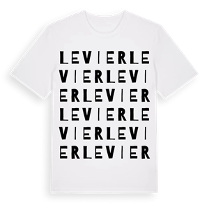 Levier ordlek t-shirt – ekologisk bomull t-shirt från Pinshirt