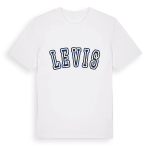 Levis college t-shirt – ekologisk bomull t-shirt från Pinshirt