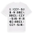 Licey-sur-Vingeanne ordlek t-shirt