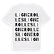 Lignerolles ordlek t-shirt