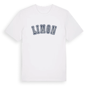 Limon college t-shirt – ekologisk bomull t-shirt från Pinshirt