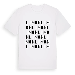 Limon ordlek t-shirt – ekologisk bomull t-shirt från Pinshirt