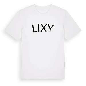 Lixy böjd t-shirt – ekologisk bomull t-shirt från Pinshirt