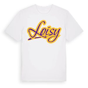 Loisy baseball t-shirt – ekologisk bomull t-shirt från Pinshirt