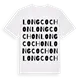 Longcochon ordlek t-shirt